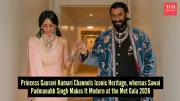 Jaipur Royal Siblings Make Debut at Met Gala 2025 in Stunning Indian Heritage Looks