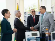 Jaishankar Meets Jamaican PM, Hands Over Bhishm Cubes for Disaster Readiness