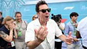 Jimmy Fallon Bites Microphone Cover at F1 Race, Jokes About It on His Show