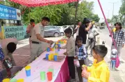 Karnal Police Organize Chhabil for Commuters Amid Severe Heatwave