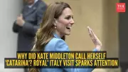 Kate Middleton Charms Italian Children by Introducing Herself as 'Catarina'