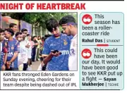 KKR Fans Left Heartbroken as IPL Playoff Hopes End Before Final Match