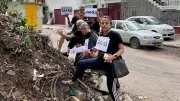 Malleswaram Residents Protest Unfinished Roadwork, Damaged Footpaths