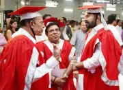 Mammootty, Jayashankar, Dr Radhakrishnan Receive Honorary Doctorates at MG University