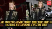 Margot Robbie Makes Theatre Producer Debut with 1536, Dons Military-Inspired Look
