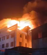 Massive Fire at Plastic Granule Factory in Bhiwadi Industrial Area