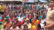 Massive protest in Vellore over alleged extortion by TVK functionaries