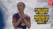 Mountaineer Dances Bharatanatyam at Everest Base Camp, Wows Internet