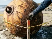 Mysterious Metal Sphere on Japanese Beach Sparks Panic, Turns Out to Be Buoy