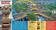 Nagpur Gets 1,200kg Ashoka Stambh Atop Ashok Chakra-Inspired Rotary