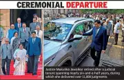 Nagpur HC Judges Push Retiring Justice Jawalkar's Car in Emotional Farewell