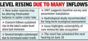 Neeri Flags Lonar Lake Water Rise Link to Yeldari Dam Backflow