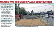 New One-Way Road at Haldiram Crossing to Boost Kolkata Orange Line Construction