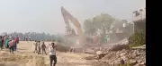 NHAI Demolishes Houses in Moga Village for NH-105B; Farmers Detained