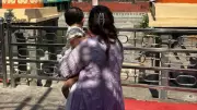 Nidhi Dutta Takes Daughter Sitara for First Temple Visit at Mahakaleshwar