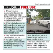 Odisha Housing Dept Asks Officials to Pool Vehicles, Cut Fuel Use