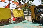 Over 50 Illegal Structures Removed from Defence Land in Prayagraj