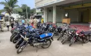 Palnadu Police Seize 32 Bikes, Weapons in Cordon and Search Operation