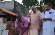 Payyannur MLA-elect inaugurates wall reconstruction after CPM demolition