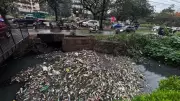 Plastic Waste Crisis in Kochi Canal Worsens After Barrier Removal