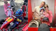 Porsche driver Nico Muller enjoys family karting day after Formula E win