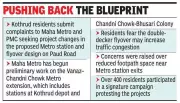 Pune residents oppose Kothrud Metro station design, demand rethink