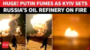 Putin Furious as Ukraine Strikes Russian Oil Refinery in Massive Drone Attack