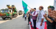 Rajnath Singh Inaugurates NIBE Defence Complex in Shirdi, Flags Off Suryastra Rocket System