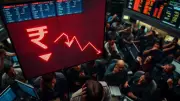 Rupee breaches 95 per dollar, hits record low before RBI intervention