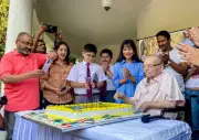 Ruskin Bond Ushers in 92nd Birthday with Wit, Tales, and Nostalgia in Dehradun
