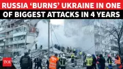 Russia Launches Massive Drone and Missile Barrage on Kyiv, Scores Injured