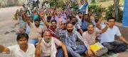 Sanitation Workers Stage Protest in Amritsar Over Wage Demands