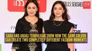 Sara and Anjali Tendulkar's Effortless Black Outfits Prove Style Runs in the Family
