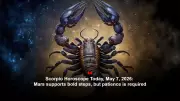 Scorpio Daily Horoscope: May 7, 2026 - Hard Work and Patience Needed