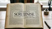 Scrutinise Meaning, Origin, and Usage in Sentences Explained