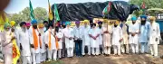 Sheron Mill Protest Enters Tenth Day Amid Heavy Rain in Amritsar
