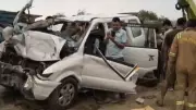 Six Killed, Four Injured in Jalaun Road Accident After Driver Dozes Off