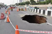 Sohna Highway cave-in for sixth time since 2023; NHAI yet to start sewer rehab