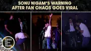 Sonu Nigam Calmly Handles Stage Rush, Issues Safety Warning Live