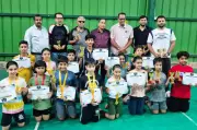 Tank Sisters Shine at District-Level Badminton Tournament in Jaipur