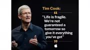 Tim Cook's 'Life Is Fragile' Quote Resonates as CEO Prepares to Step Down