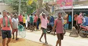 Traditional Kere Bete Fishing Festival Held at Chittur Lake in Shivamogga