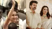 Trisha Krishnan Attends Vijay Thalapathy's Oath-Taking Ceremony in Chennai