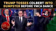 Trump's AI Video Dumping Colbert in Dumpster Sparks Online Fury