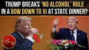 Trump's 'Champagne' at China Banquet Sparks Online Debate