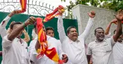 TVK Supporters Celebrate Landslide Victory in Tamil Nadu Elections