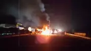 Two Dead, 15-20 Injured as Bus Collides with Tanker on Agra-Lucknow Expressway