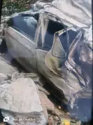 Two Dead as Car Plunges 700 Metres into Gorge Near Shikari Mata Temple in Mandi