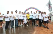 Unique Airside 5K Run Held at Bhogapuram International Airport in Vizag