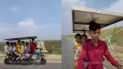 UP Youth Builds Solar-Powered 7-Seater Vehicle from Scrap for Rs 10,000